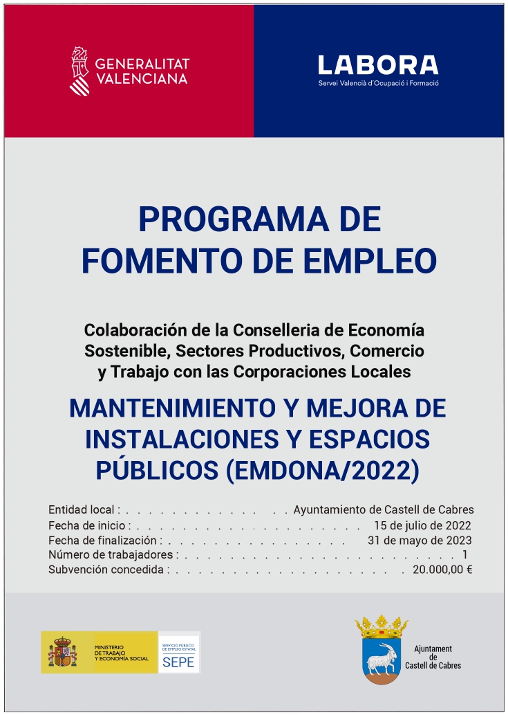 Inicio del programa EMDONA 2022